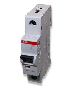Circuit breaker S201M 1-pole C6A 10KA